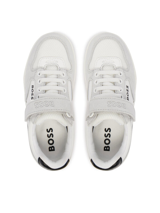 BOSS BOSS Sneakersy J52806 M Bílá