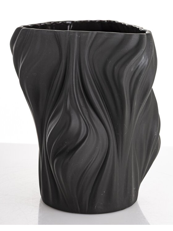 MIAhome MIAhome Wazon porcelanowy IRREGULAR Czarny