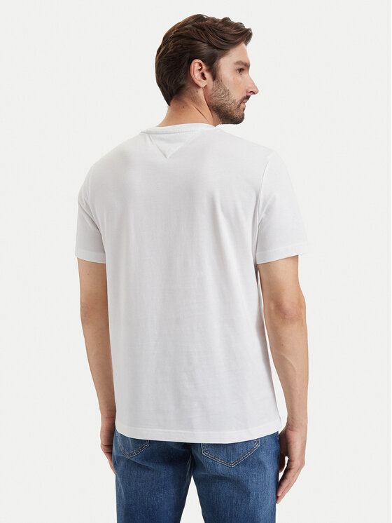 Tommy Hilfiger Tommy Hilfiger Marškinėliai Brand Love MW0MW44875 Balta Regular Fit