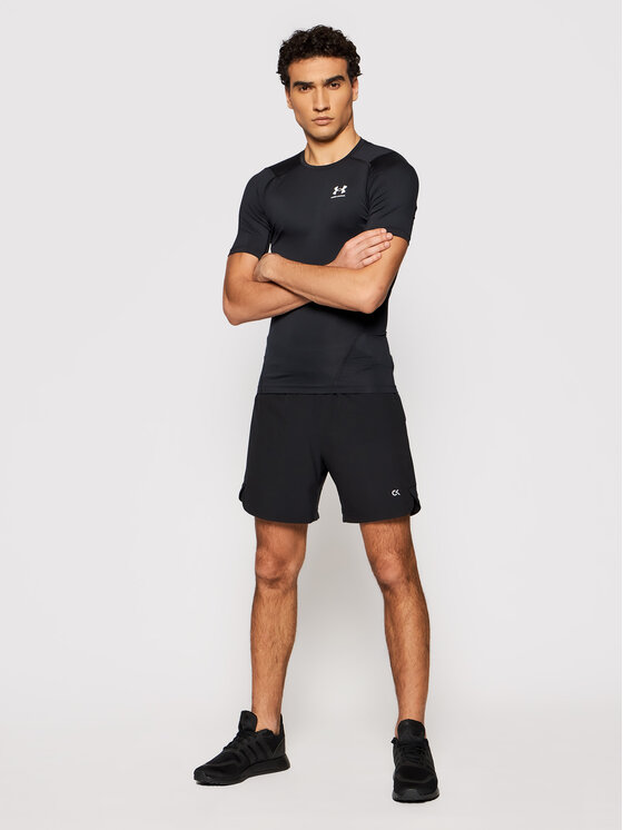 Under Armour Tehni ka majica Ua HeatGear 1361518 Crna Slim Fit