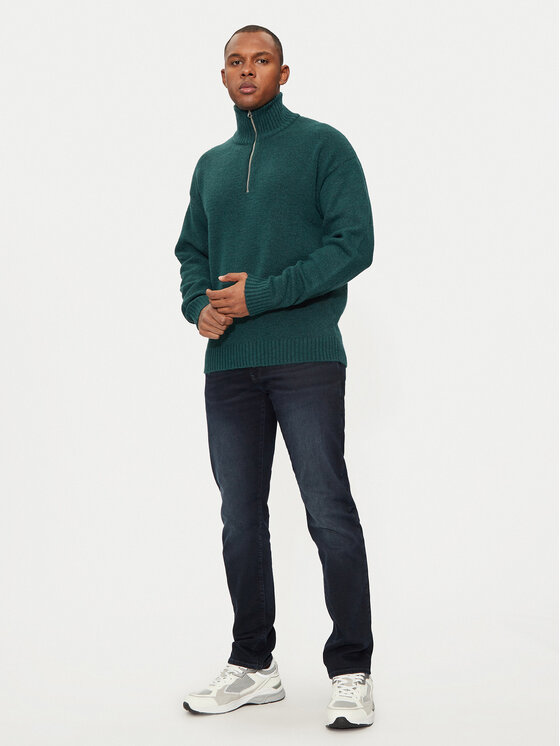 Jack&Jones Jack&Jones Πουλόβερ Ollie 12241817 Πράσινο Relaxed Fit