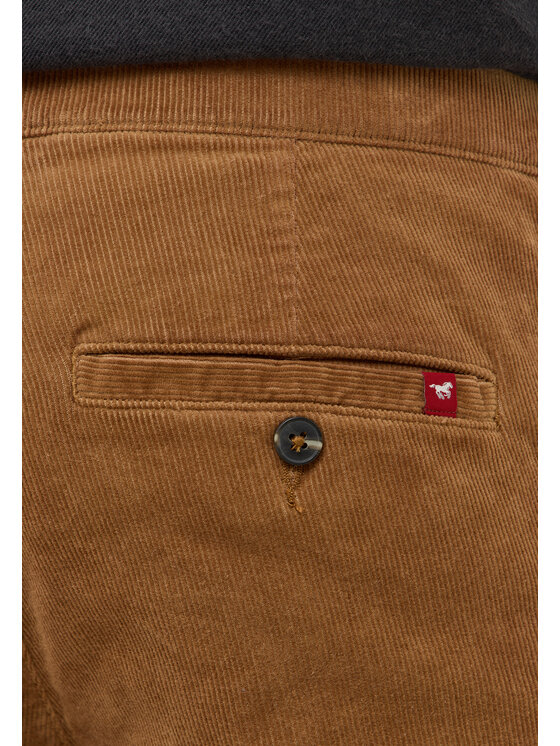 Mustang Mustang Jeansy Style Tramper Chino Brązowy Straight Fit