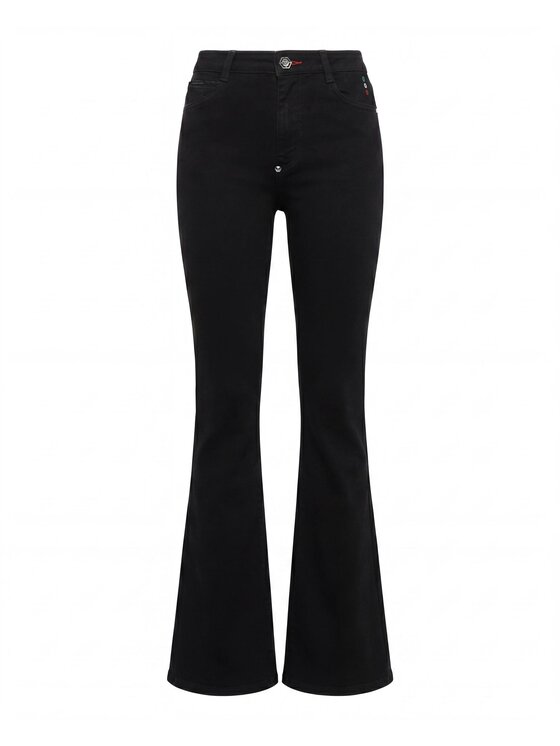 PHILIPP PLEIN PHILIPP PLEIN Jeansy 31779 Czarny Flare Fit