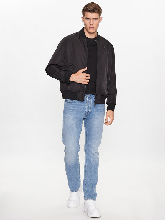 Armani Exchange Armani Exchange Bundy bomber 6RZB05 ZNUEZ 1200 Čierna Regular Fit