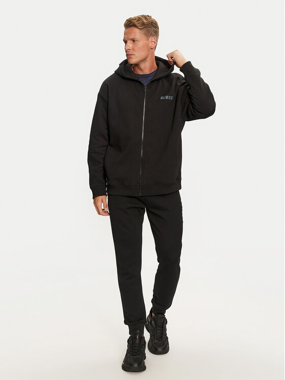 Guess Guess Felpa Keid Z4BQ17 KCEA0 Nero Regular Fit