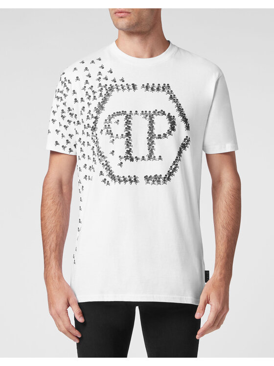 PHILIPP PLEIN PHILIPP PLEIN Tričko 171 Biela Regular Fit