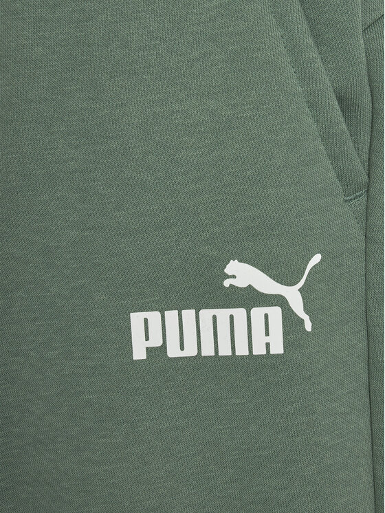 Puma Puma Donji dio trenerke Ess Logo 586973 Zelena Regular Fit