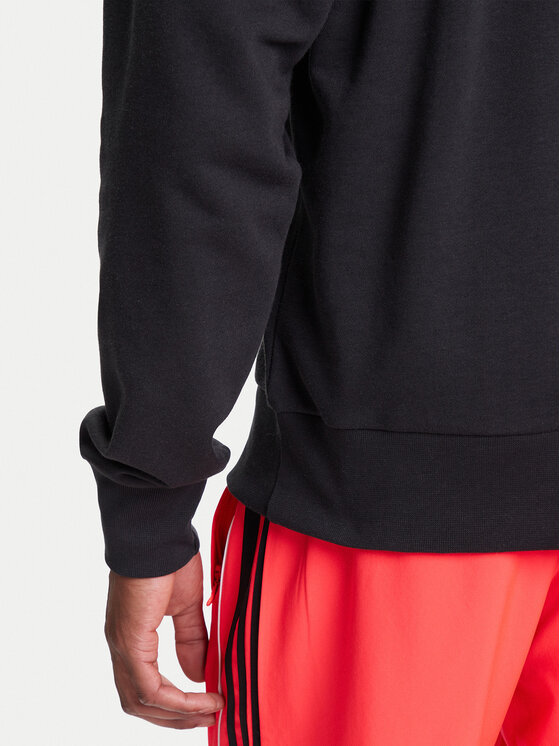 adidas adidas Mikina Essentials Big Logo JE8949 Černá Regular Fit