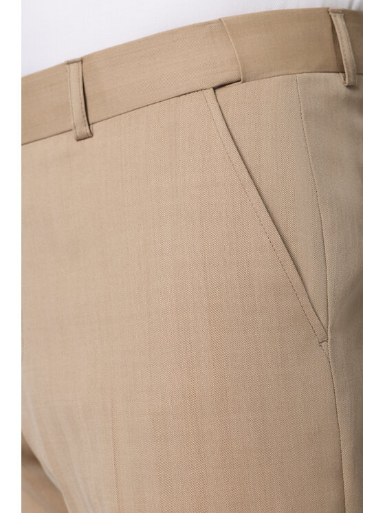 Lancerto Lancerto Garnitur Logrono GA073126000025 Beżowy Slim Fit