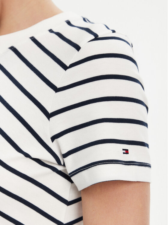 Tommy Hilfiger Tommy Hilfiger Sukienka codzienna WW0WW44547 Biały Regular Fit