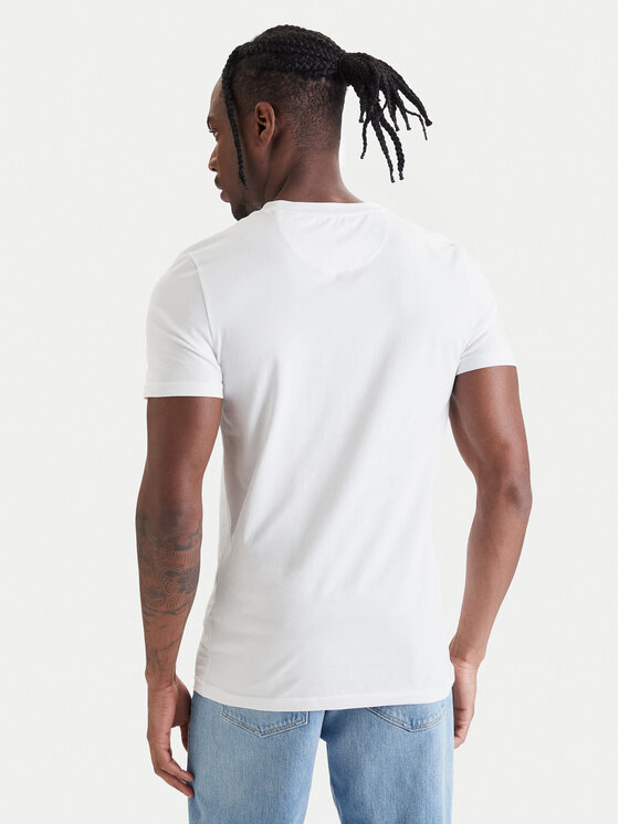 Guess Guess Póló U6GM01 K6YW1 Fehér Regular Fit