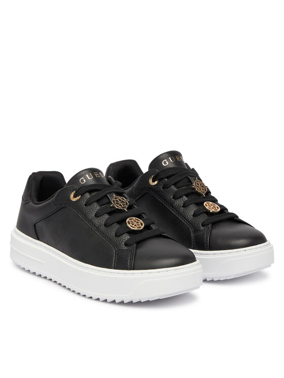 Guess Guess Αθλητικά FLFDUE ELE12 Μαύρο