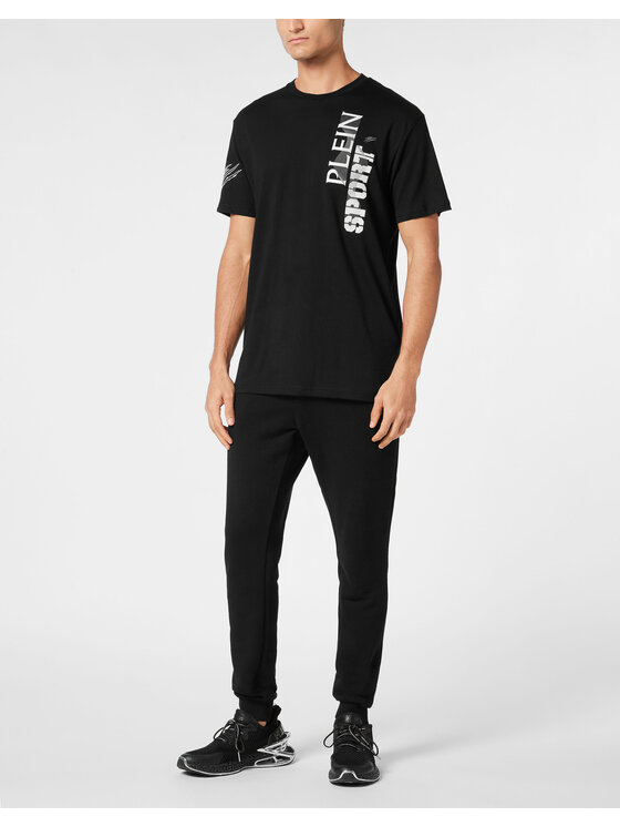 Plein Sport Plein Sport T-Shirt 10217 Czarny Regular Fit