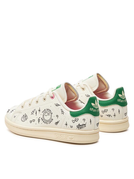 adidas adidas Sneakersy Stan Smith C GY1790 Krémová
