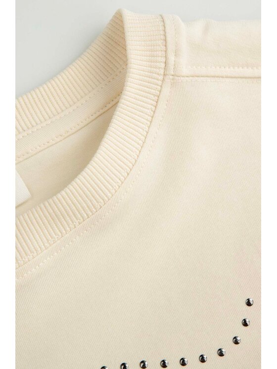 Coccodrillo Coccodrillo Longsleeve WC6143101GGJ-003 Kremowy Regular Fit
