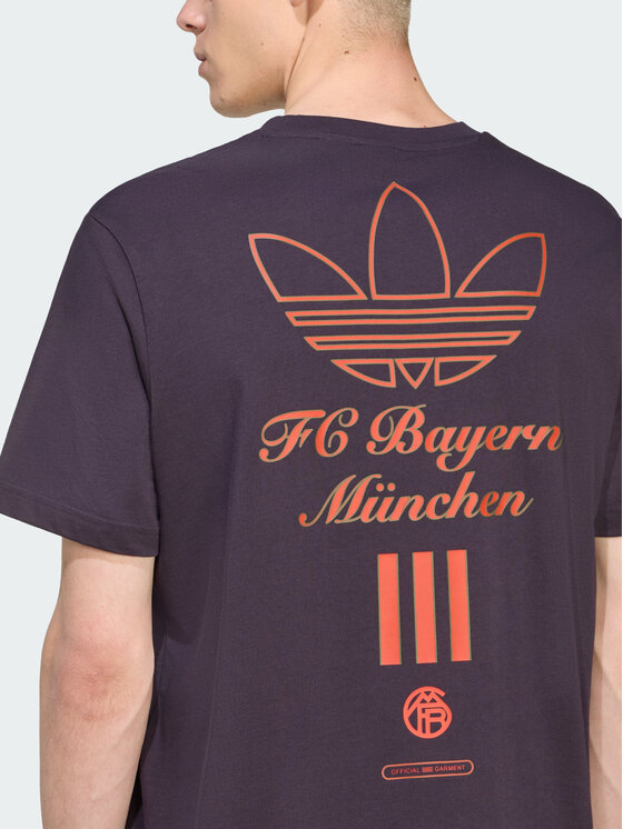 adidas adidas Koszulka techniczna FC Bayern Fioletowy Loose Fit