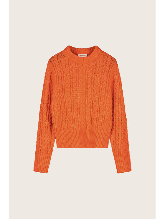 Fabienne Chapot Fabienne Chapot Sweter 6687-1381-173 Pomarańczowy Regular Fit