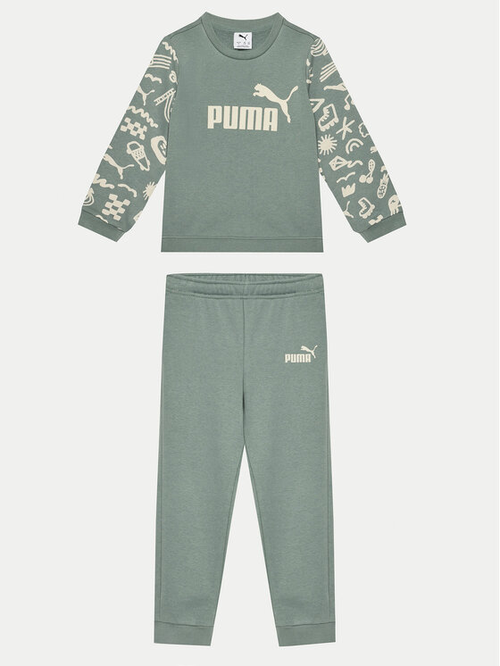 Puma Tuta Minicats Sandy Adventures 686284 Verde Regular Fit, taglia : 98