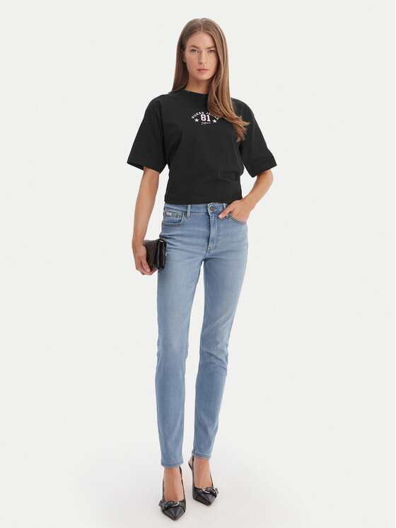 Guess Jeans Guess Jeans Džinsi W5YA92 D7043 Zils Slim Fit