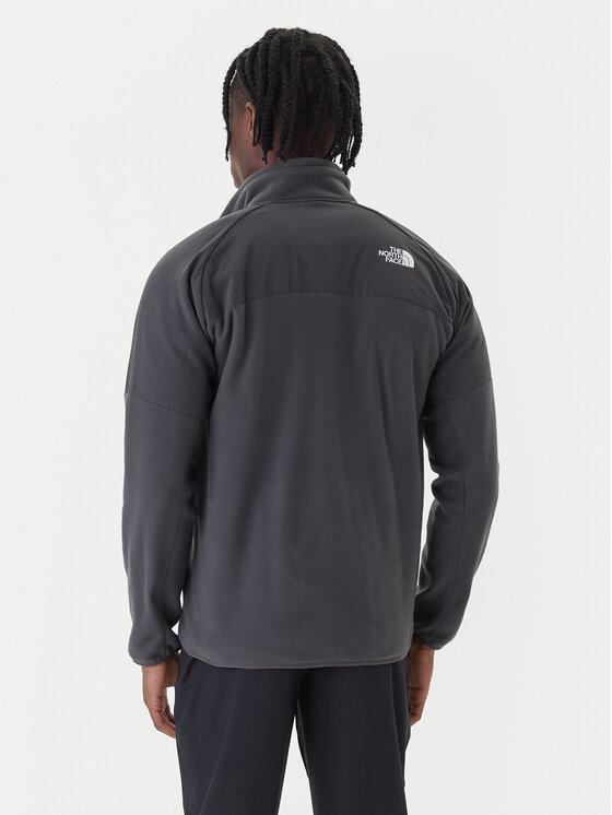 The North Face The North Face Fleecová mikina 1/2 Glacier NF0A89JH Sivá Regular Fit