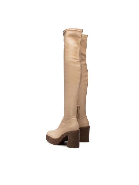 DeeZee DeeZee Čizme preko koljena ZAL960638-2 Bež