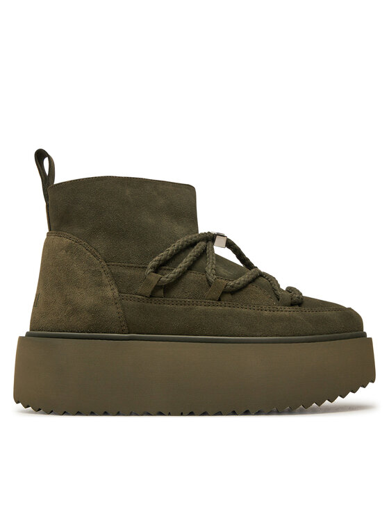 Inuikii Inuikii Čizme za snijeg Classic Low Platform 75204-004 Kaki