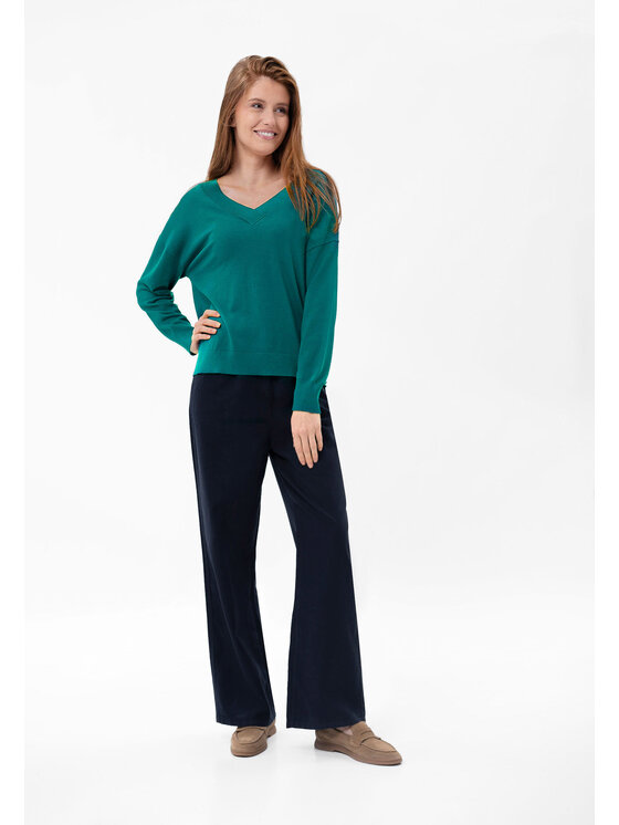 Volcano Volcano Sweter S-JOY Niebieski Regular Fit