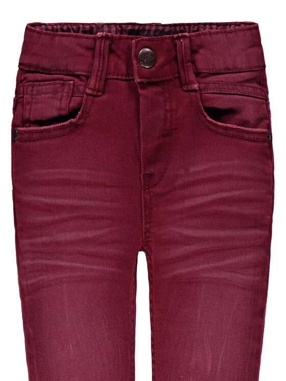 Kanz Kanz Spodnie materiałowe 1723674-2221 Czerwony Basic Fit