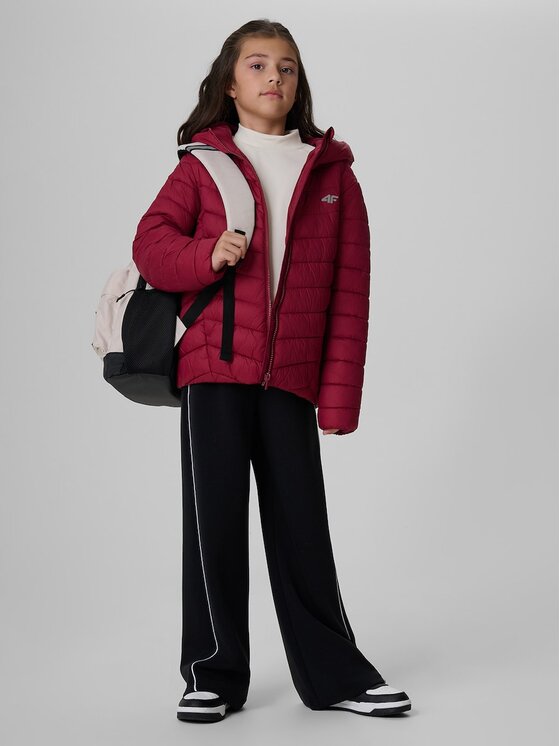 4F 4F Giubbotto piumino 4FJRAW26TDJAF1054-60S Rosso Regular Fit