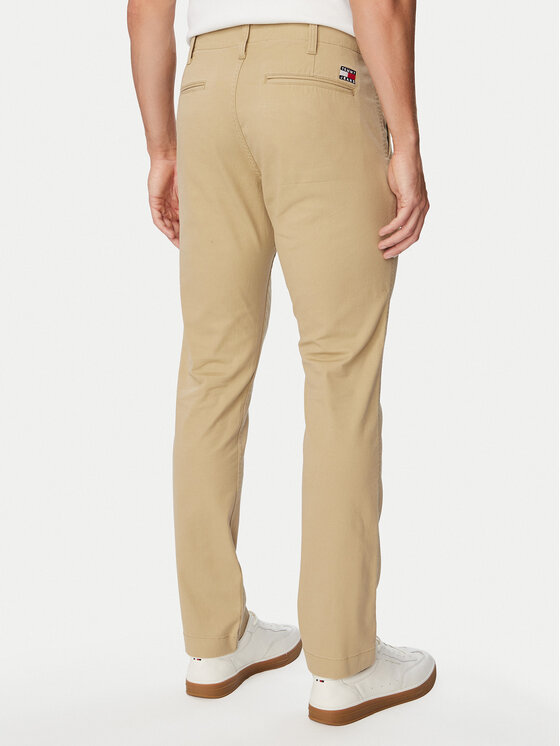 Tommy Jeans Tommy Jeans Chinos kelnes DM0DM23707 Šviesiai ruda Regular Fit