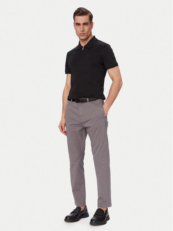 HUGO HUGO Chinos David251D 50530886 Dunkelgrau Slim Fit
