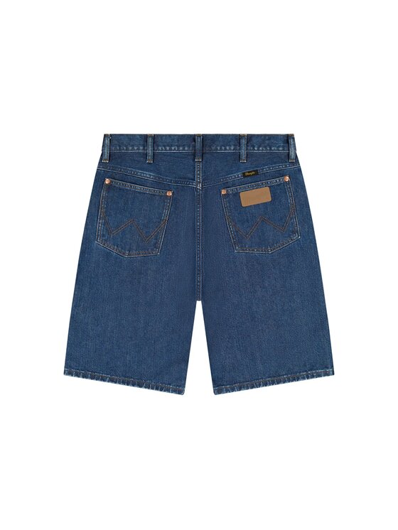 Wrangler Wrangler Szorty jeansowe Cowboy Shorts Niebieski Straight Fit