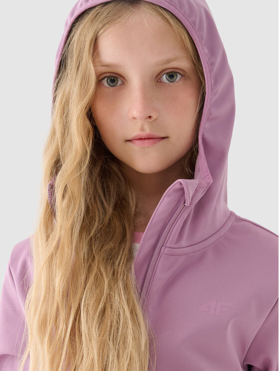 4F 4F Giacca softshell 4FJWAW24TSOFF261-54S Rosa Regular Fit
