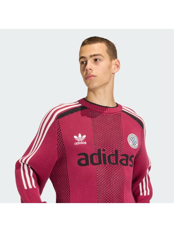 adidas adidas Longsleeve 158369 Czerwony Loose Fit