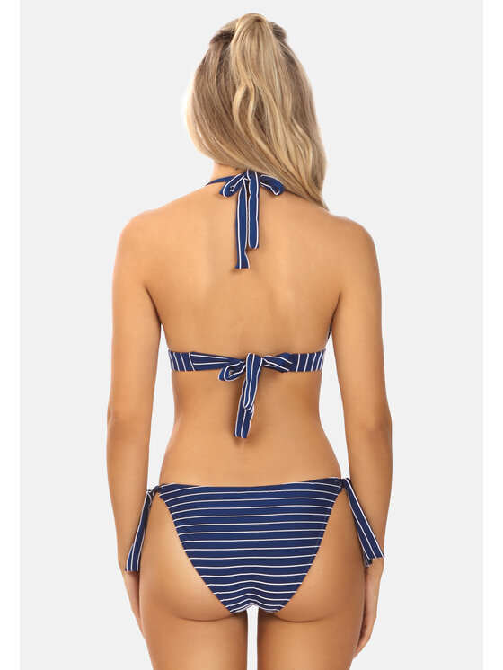 Miss Lou Miss Lou Bikini ML019 Blu scuro