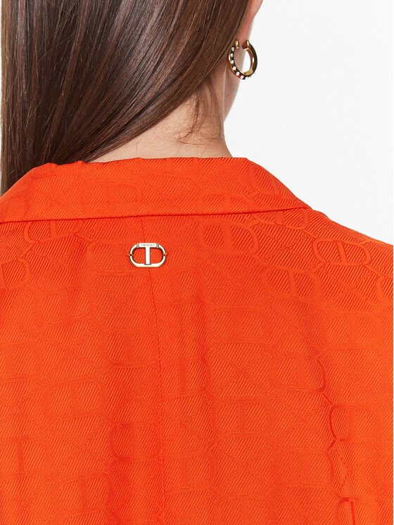 TWINSET TWINSET Marynarka 231TT2144 Pomarańczowy Regular Fit