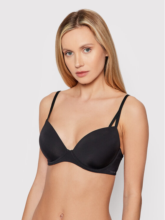 Calvin Klein Underwear Push-up krūšturis 000QF6016E Melns