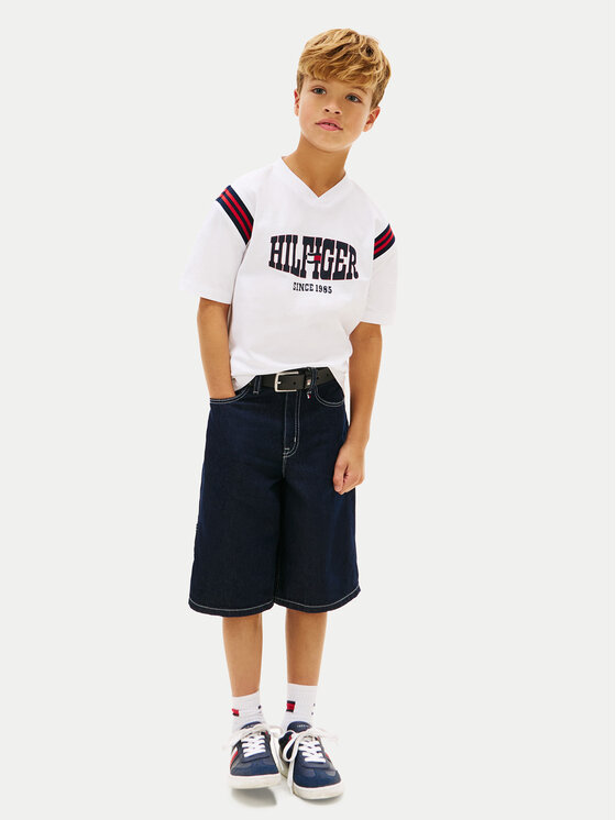 Tommy Hilfiger Tommy Hilfiger T-Shirt KB0KB10272 Bílá Regular Fit