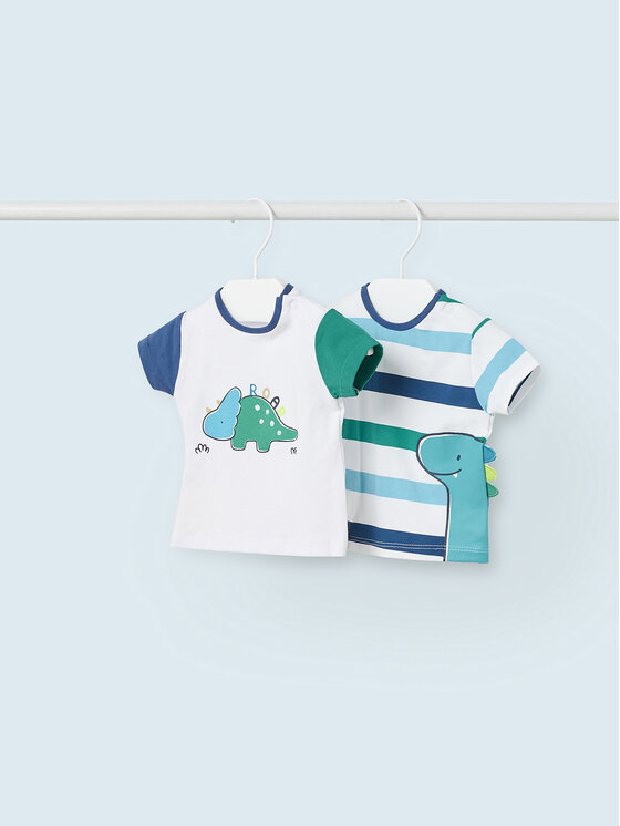 Mayoral 2er-Set T-Shirts - Kinderkleidung, Größe 6_9M Bunt 1002