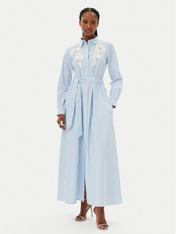 Gaudi Gaudi Hemdkleid 511FD15026 Himmelblau Regular Fit