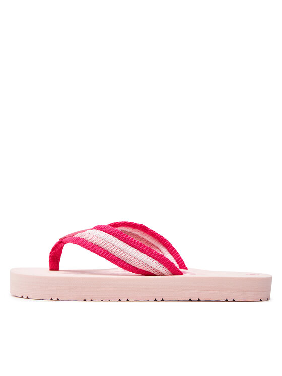 Tommy Hilfiger Tommy Hilfiger Šlepetės per pirštą Logo Print Flip Flop T3A8-33294-0058 M Rožinė