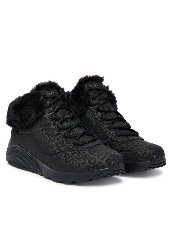 Skechers Skechers Kotníková obuv Uno Lite 310362L BBK Černá