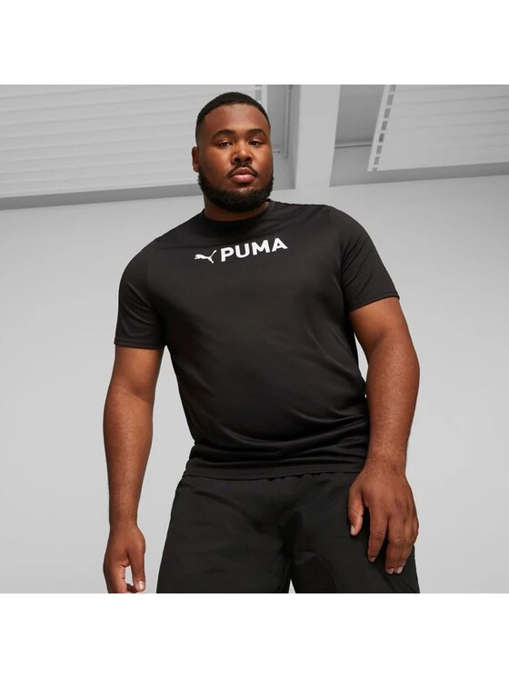 Puma Puma Koszulka techniczna Fit Ultrabreathe Czarny Regular Fit
