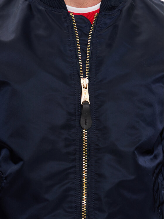 Alpha Industries Alpha Industries Kurtka bomber MA-1 156101 Niebieski Regular Fit
