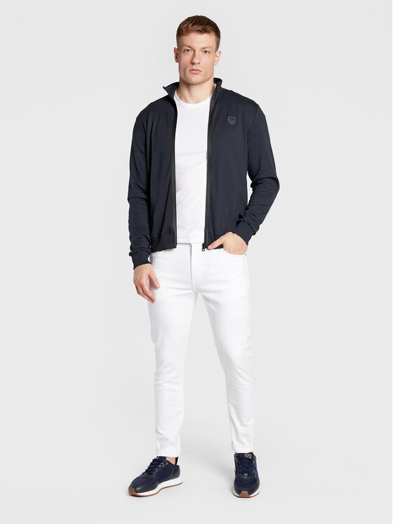 Felpa 8NPM09 PJBPZ 1578 Blu scuro Regular Fit