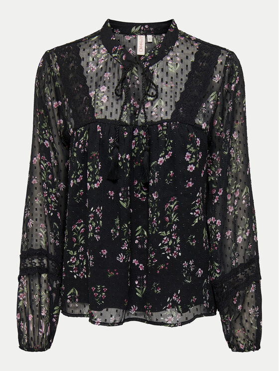 ONLY ONLY Marškiniai Tessa 15303600 Juoda Regular Fit