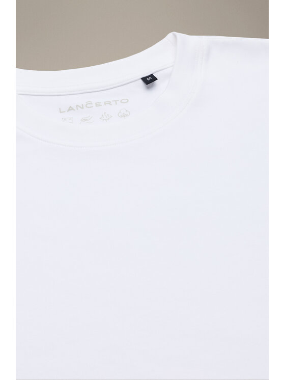 Lancerto Lancerto Longsleeve Loreto Biała TS073126000007 Biały Regular Fit