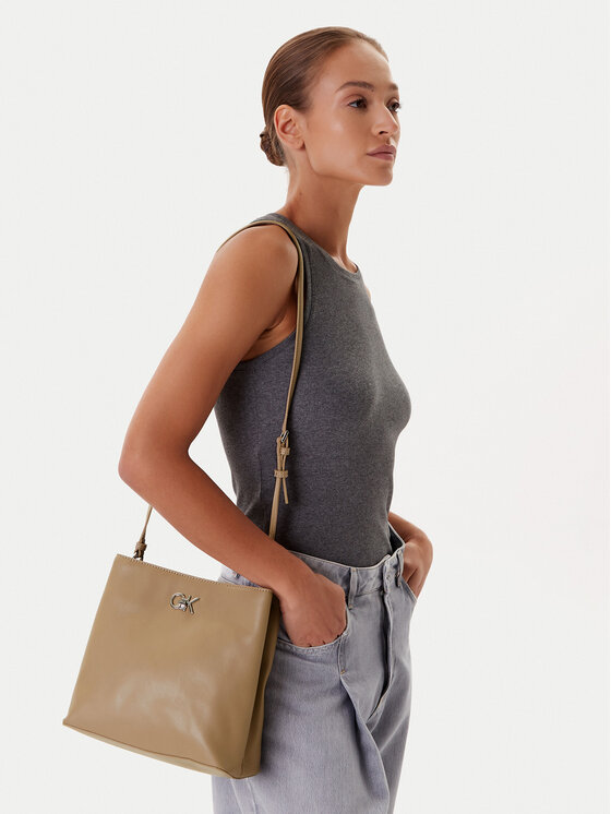 Calvin Klein Calvin Klein Käekott Ck Bucket Bag K60K612803 Beež