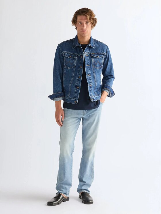 Wrangler Wrangler Jeansy FRONTIER Niebieski Regular Fit