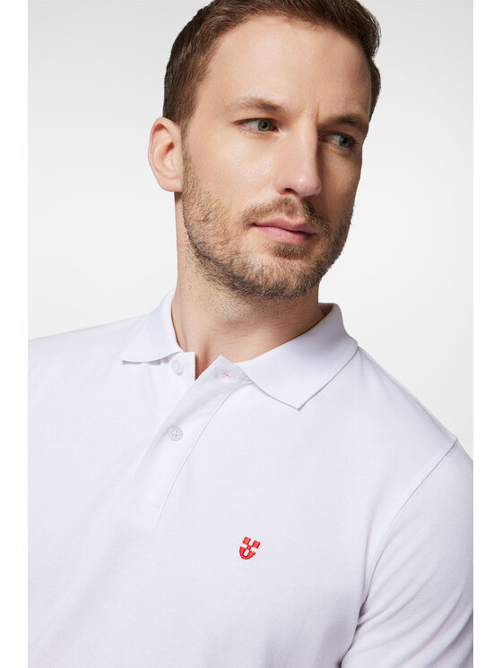 Próchnik Próchnik Polo PM3 PO073124000027 Biały Regular Fit